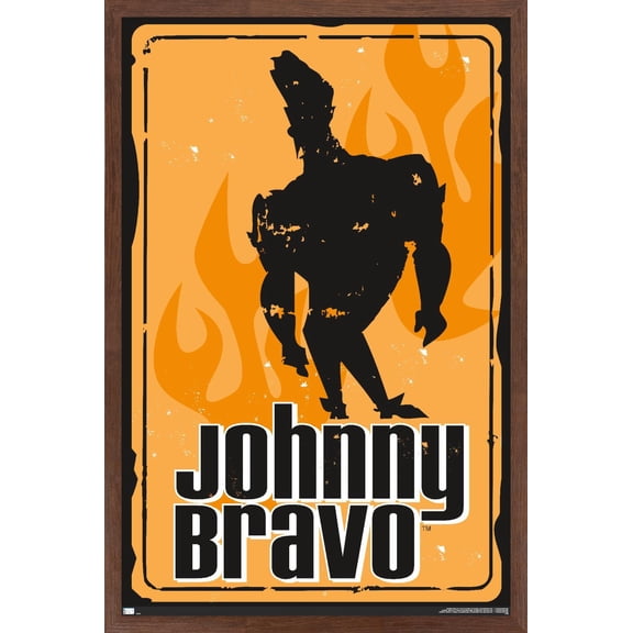 Johnny Bravo - Sign Wall Poster, 22.375" x 34" Framed