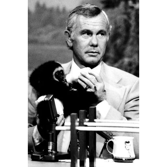 Johnny Carson B&W 24x36 Poster