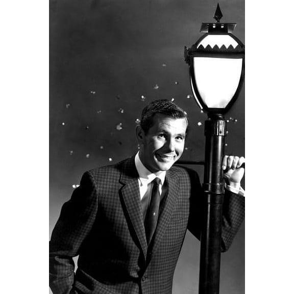 Johnny Carson B&W Tonight Show 24x36 Poster