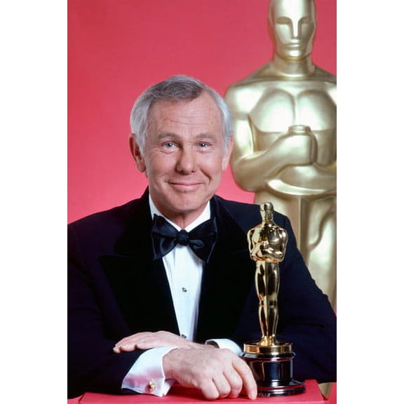 Johnny Carson By Academy Award Oscar 24x36 Poster