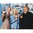 thumbnail image 1 of Johnny Carson Interviewing a Woman and a Guy in Black Suit Photo Print (8 x 10), 1 of 1
