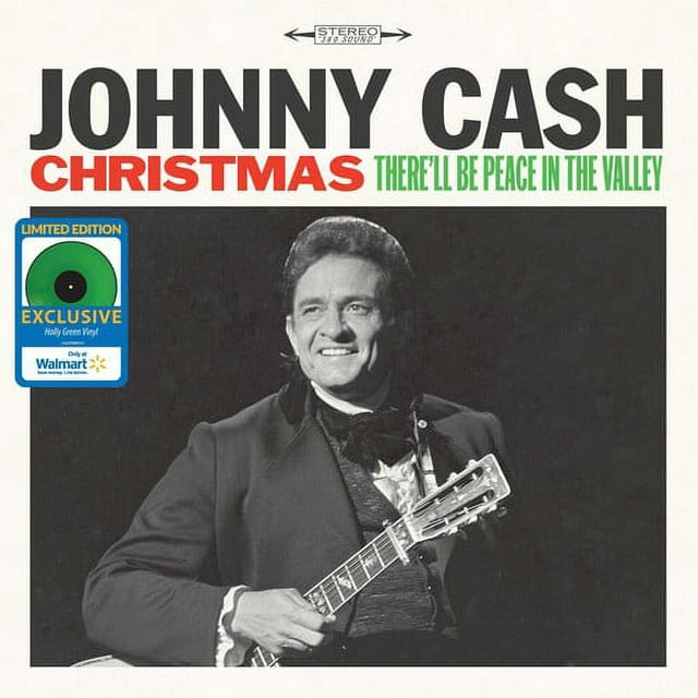 Johnny Cash - Christmas: There'll Be Peace In The Valley (Walmart Exclusive) - Christmas Music - Vinyl [Exclusive]