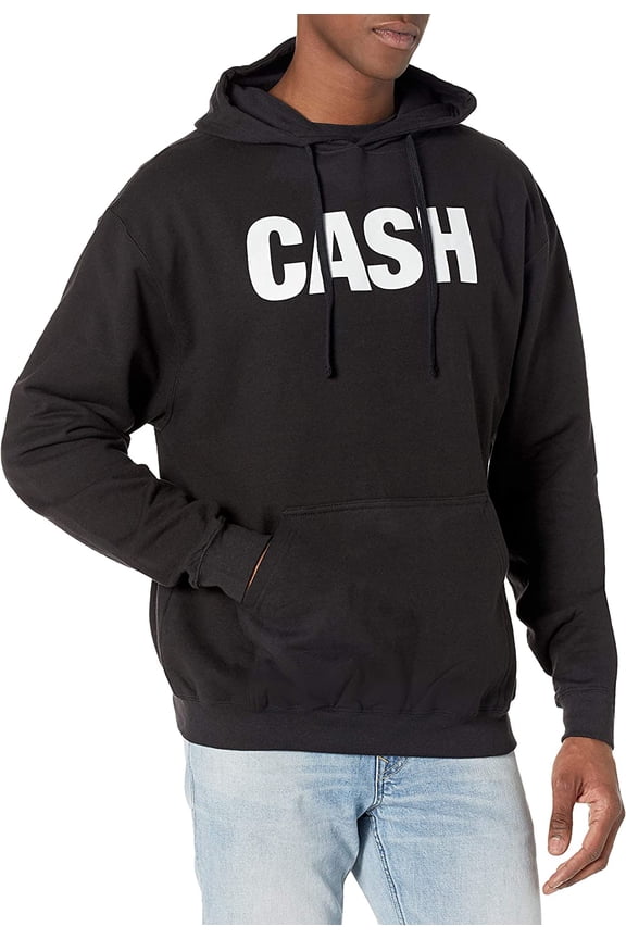 Johnny Cash - Faded Mens Pullover Hoodie