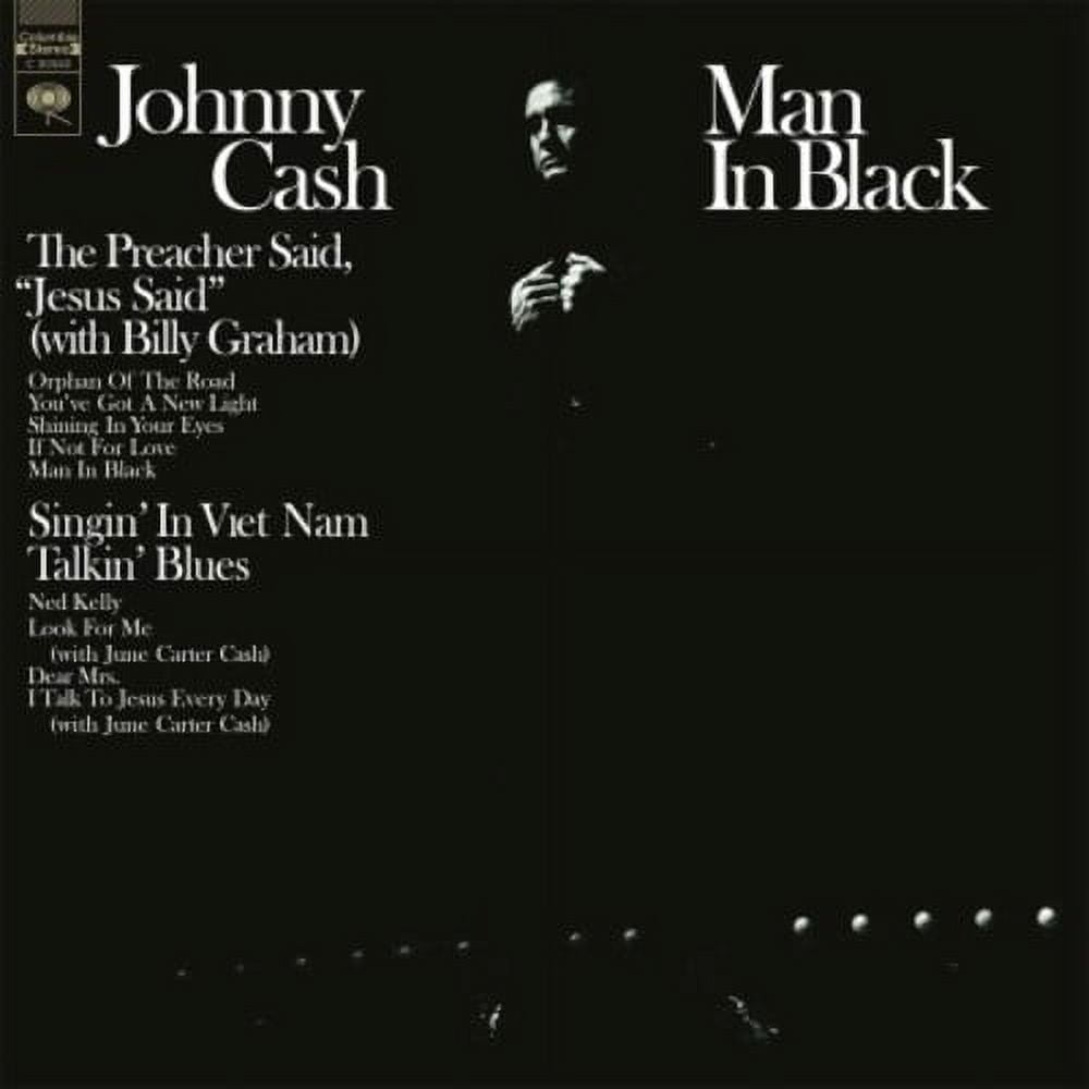 Johnny Cash - Man In Black - Limited 180-Gram Crystal Clear Vinyl - Music & Performance