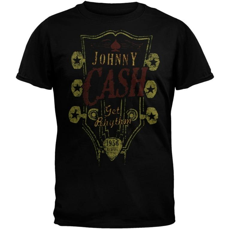 Johnny Cash Men s Get Rhythm Short Sleeve T Shirt