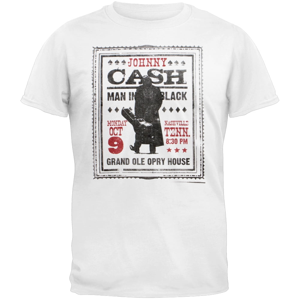T-Shirt Vintage Johnny Cash Middle Finger T-shirt, Men's Women's