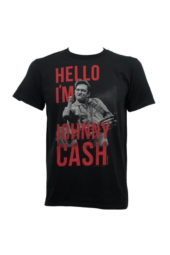 Mens Hello I'm Johnny Cash Mens T-Shirt M