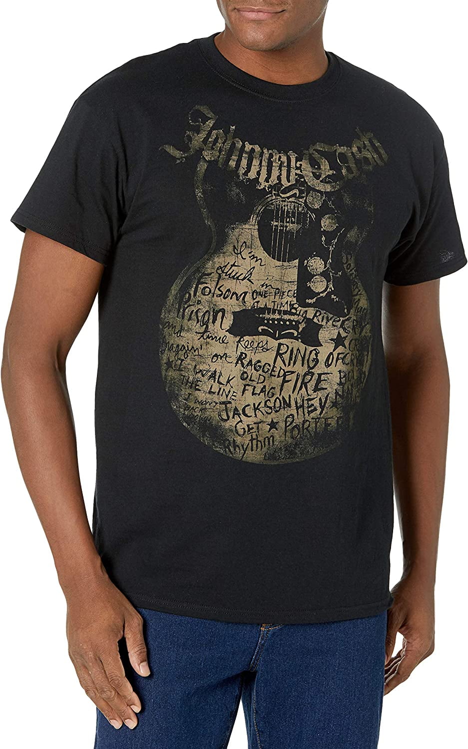 johnny cash t shirt walmart