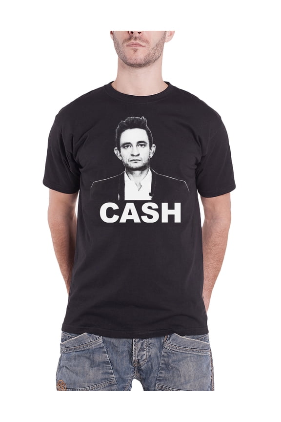 T Shirt Staight Stare portrait logo new Official Mens Black