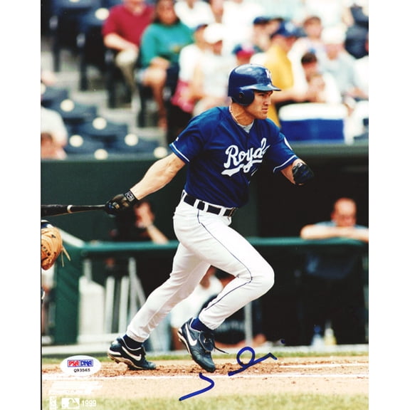 Johnny Damon Autographed 8x10 Photo Kansas City Royals PSA/DNA #Q93565