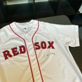 Johnny Damon Signed Autographed Authentic Boston Red Sox Jersey With