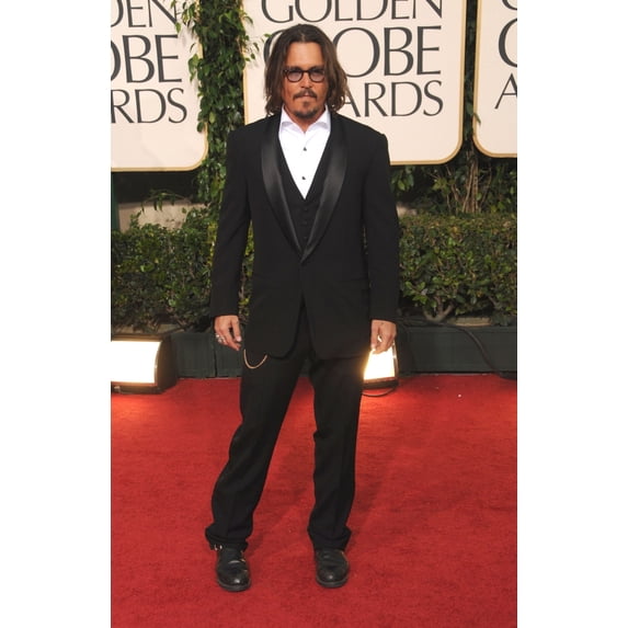 Johnny Depp At Arrivals For The Hollywood Foreign Press Association 68Th Annual Golden Globes Awards - Arrivals Beverly