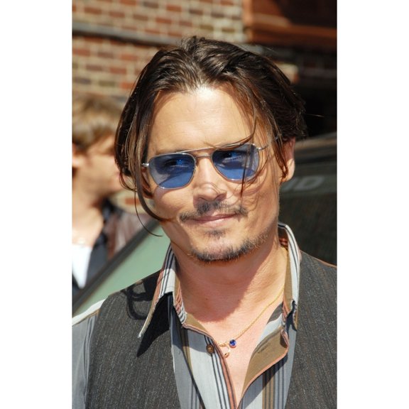 Johnny Depp At Talk Show Appearance For The Late Show With David Letterman Ed Sullivan Theater New York Ny June 25