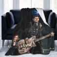 thumbnail image 1 of Johnny Depp Blanket Anti-pilling Throw Blanket Plush Blanket Light Weight & Super Soft, Warm & Comfy Flannel Fleece Blanket for Couch, Bed, Sofa, 60x80, 1 of 6
