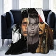 thumbnail image 1 of Johnny Depp Blanket Bedding Fleece Blanket Soft Throw Blankets Lightweight Anti-Static Blanket - 3 Sizes, 1 of 5