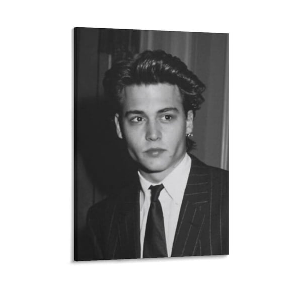 Johnny Depp Canvas Poster Artworks Picture Print Poster Wall Art Painting Canvas Gift Decor Home Posters Decorative 20x30inch(50x75cm)