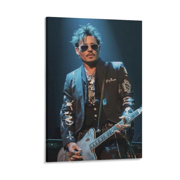 Johnny Depp Canvas Poster Artworks Picture Print Poster Wall Art Painting Canvas Gift Decor Home Posters Decorative 24x36inch(60x90cm)