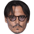 thumbnail image 1 of Johnny Depp (Glasses) Flat Cardboard Face, 1 of 5