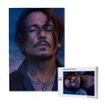 thumbnail image 1 of Johnny Depp Jigsaw Puzzle 1000 Pieces Wooden Puzzle Home Decor Birthday Party Gift, 1 of 8