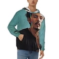 thumbnail image 1 of Johnny Depp Mens Active Sweatshirts Cozy Hoodie 3d Graphic Sweater Casual Winter Clothes Tops Coat Small, 1 of 7