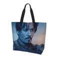 thumbnail image 1 of Johnny Depp Reusable Grocery Bags Shoulder Bag Large Capacity Shopping Bag Cute Tote Bags, 1 of 9
