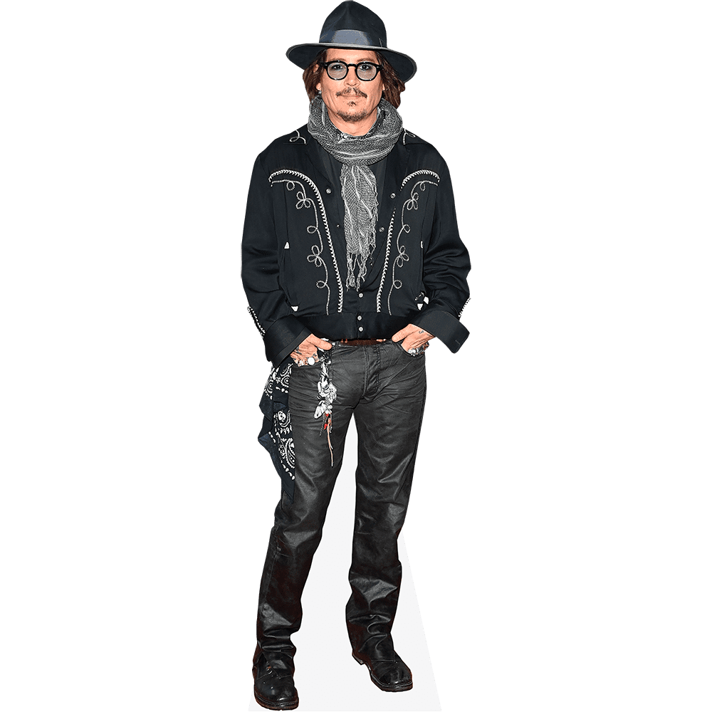 Johnny Depp (Scarf) Lifesize Cardboard Cutout Standee
