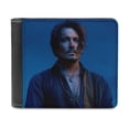 thumbnail image 1 of Johnny Depp Slim Bifold Wallet Purse Leather Wallets for Men Women Card Holder Wallets - Thin & Stylish, 1 of 7