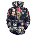thumbnail image 1 of Johnny Depp Unisex Sweatshirts Loose Pullover Sweater Hooded Hoodie 3D Printing Jacket Winter Fall Clothes 6XL, 1 of 7