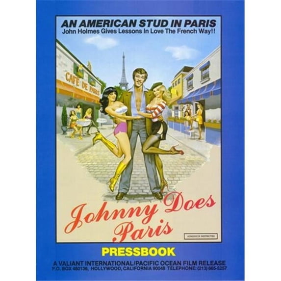Johnny Does Paris Movie Poster - 11 x 17 in.