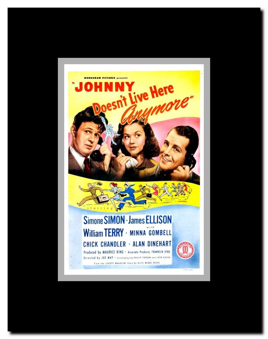 Johnny Doesn't Live Here Any More Framed Movie Poster