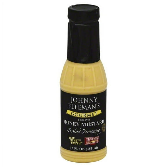Johnny Fleeman's Gourmet Honey Mustard Salad Dressing 12 fl. oz. Jar