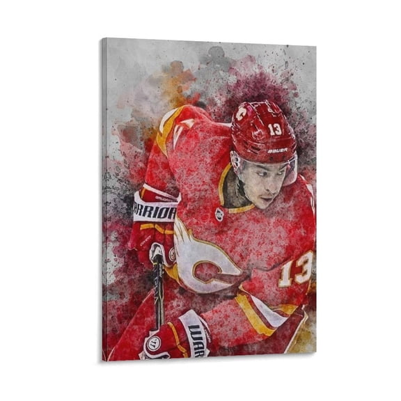 Johnny Gaudreau Poster Art Poster Canvas Painting Decor Wall Print Photo Gifts Home Modern Decorative Posters 12x18inch(30x45cm)