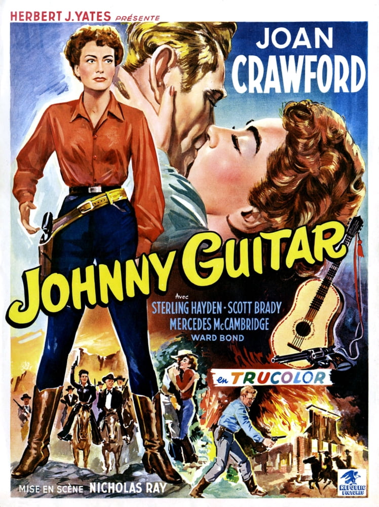Johnny Guitar Canvas Art - (11 x 17)