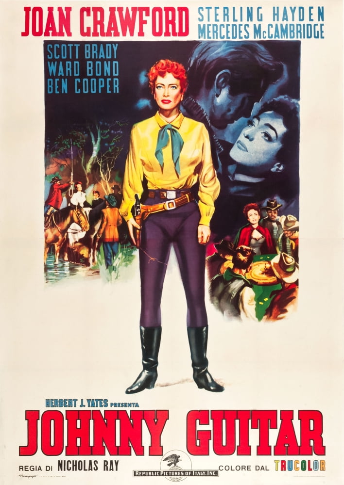 Johnny Guitar Canvas Art - (24 x 36)