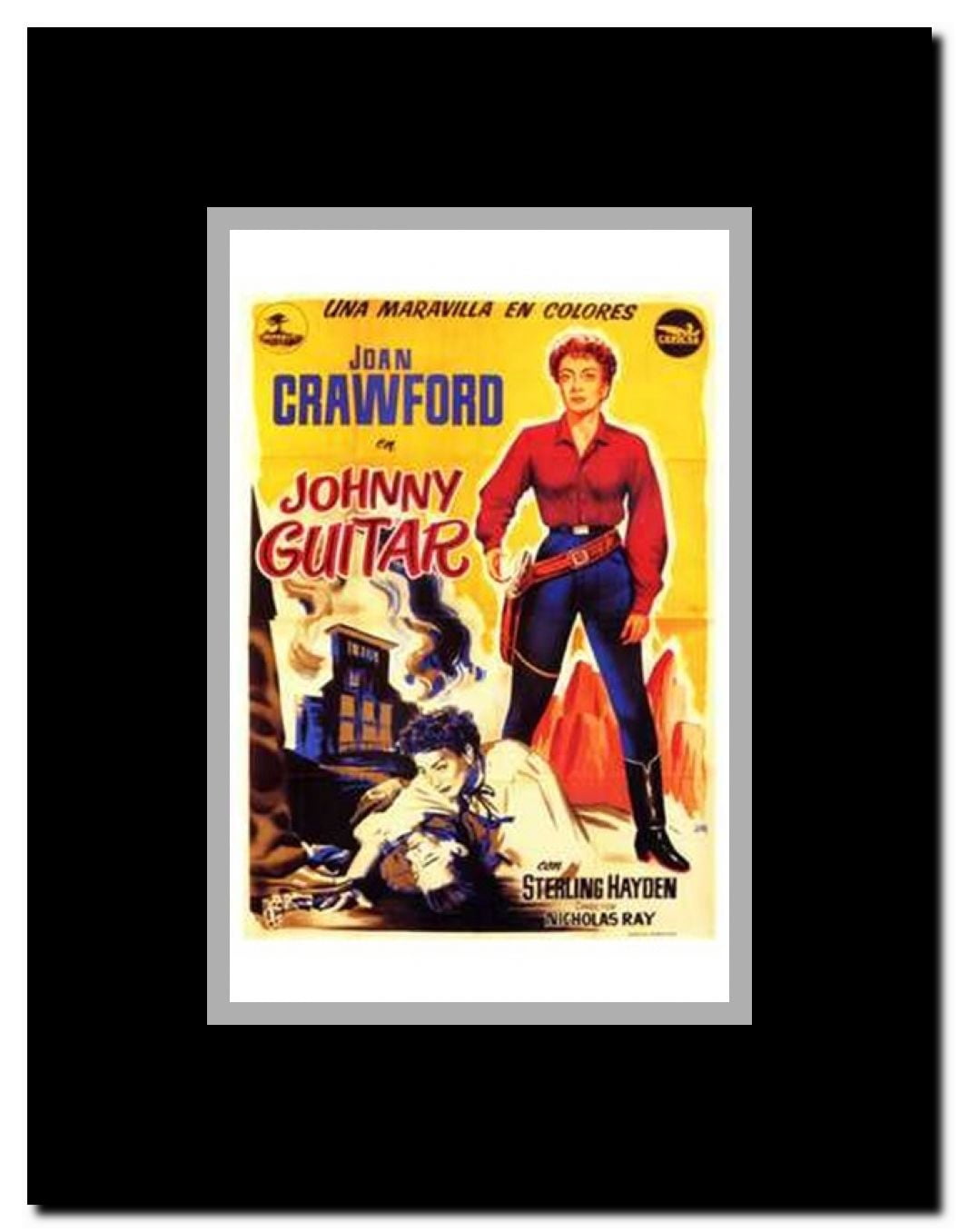 Johnny Guitar Framed Movie Poster