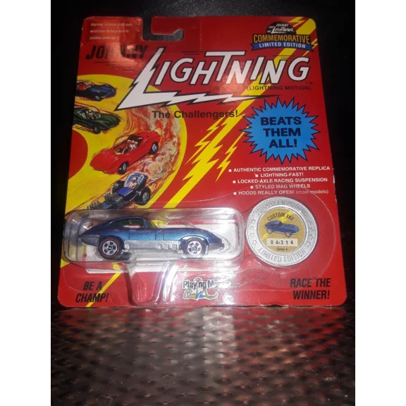 Johnny Lighting Limited Edition Blue Custom XKE Sports Car