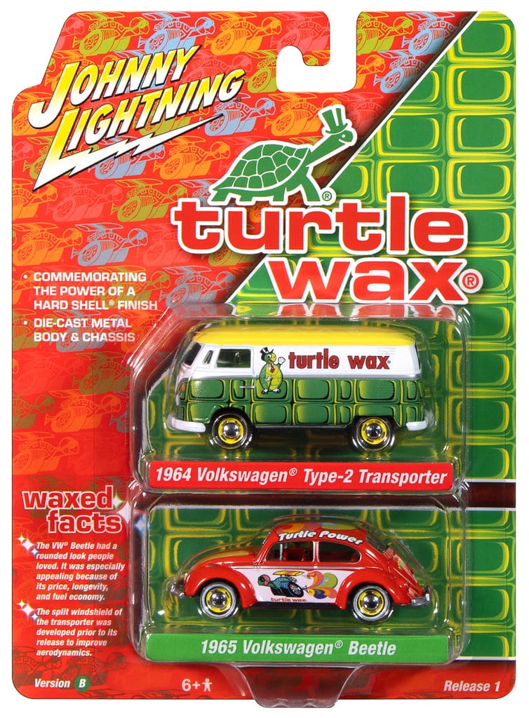 Johnny Lightning 1:64 1964 Vw Type 2 And 1965 Vw Beetle 2 Car Set Sr B ...