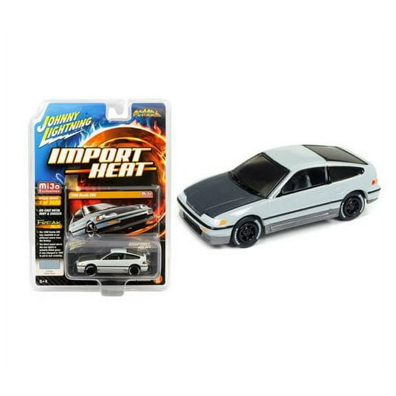Johnny Lightning 1:64 Honda CRX 1990 Light Grey JLCP7131 3600 PCS