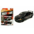 thumbnail image 1 of Johnny Lightning 1/64 Import Heat RalliArt 2004 Mitsubishi Lancer Evolution (Black) Diecast Model Car JLCP7168, 1 of 2
