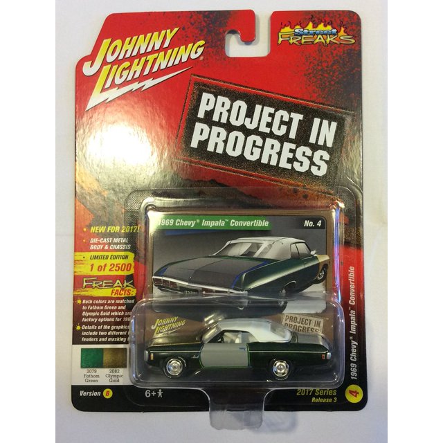 Johnny Lightning 1:64 Scale 1969 Chevy Impala Diecast Car - Walmart.com