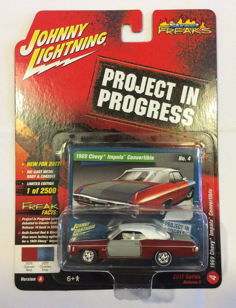 Johnny Lightning 1:64 Diecast Model 1969 Chevy Impala American Muscle ...