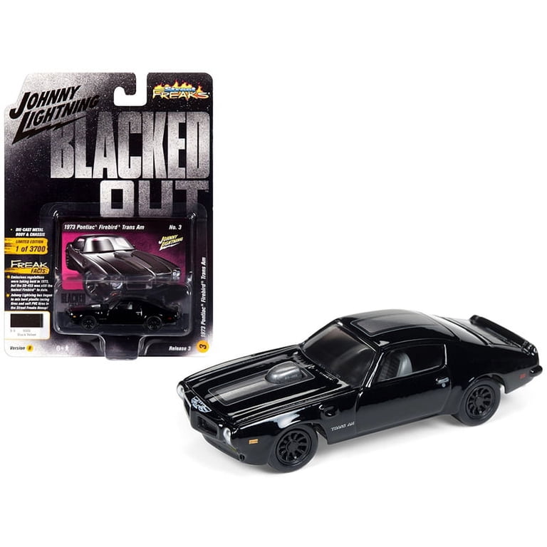 Johnny Lightning 1:64 Scale Blacked Out 1973 Pontiac Firebird