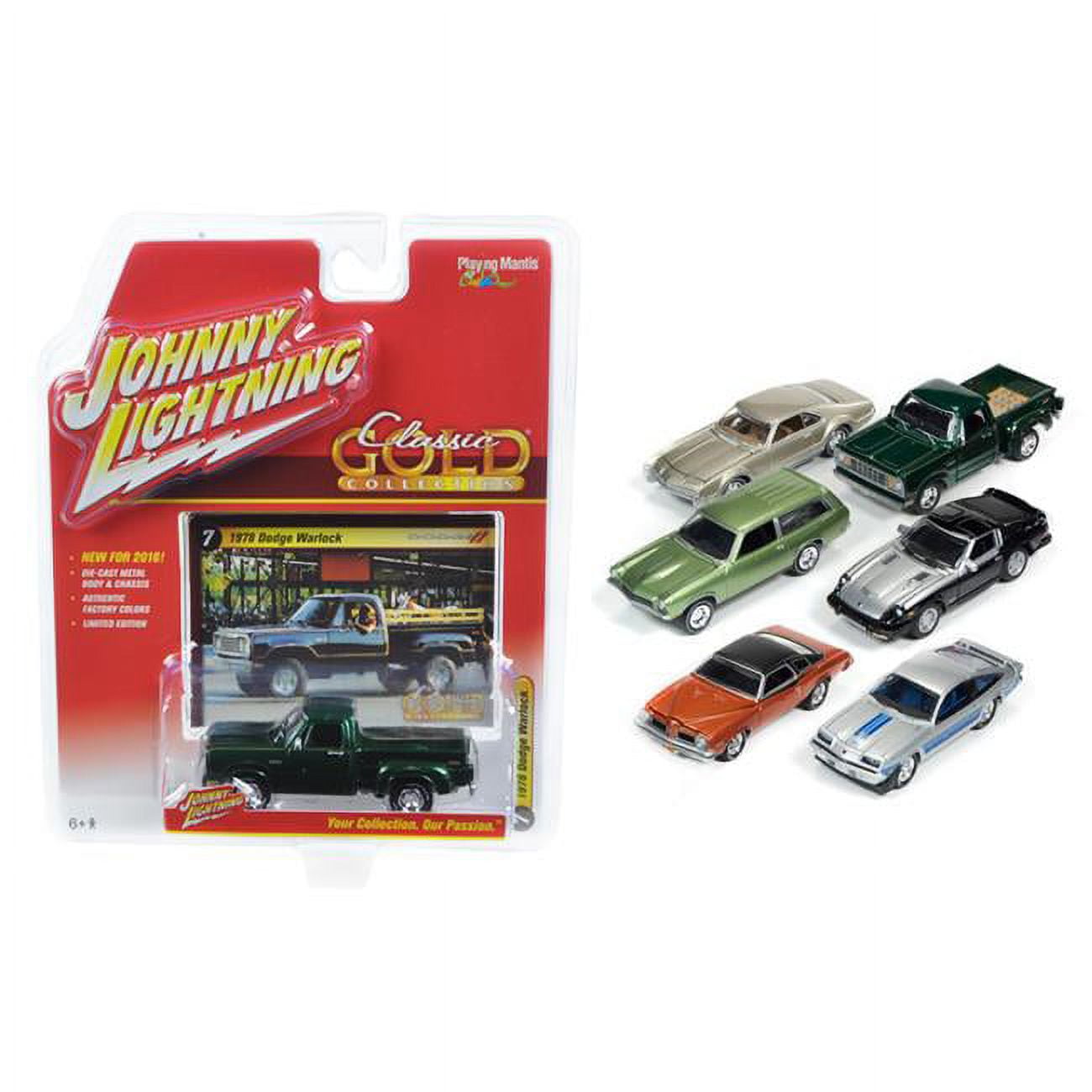 6本セット Johnny Lightning 1:64 Scale Diecast Cars, 6 Pack - Walmart.com