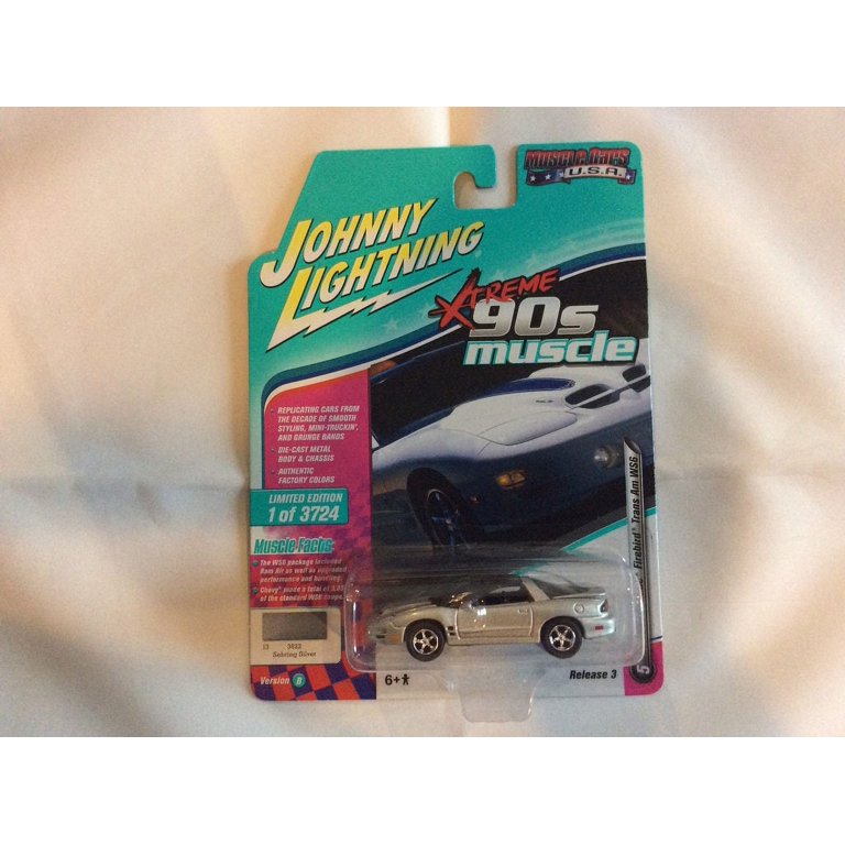 Johnny Lightning 1:64 Scale Silver 1999 Pontiac Firebird