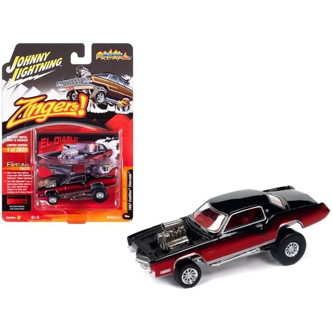 Johnny Lightning 1:64 Street Freaks Ver A 1967 Cadillac Eldorado Red ...