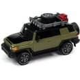 thumbnail image 1 of Johnny Lightning 1:64 Street Freaks Ver A 2007 Toyota Fj Cruiser Olive Green, 1 of 1