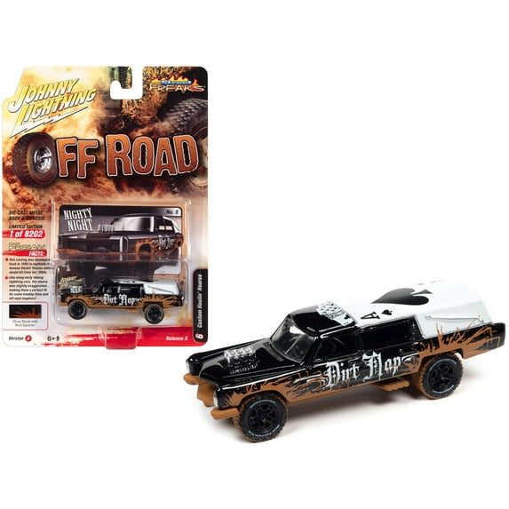 Johnny Lightning 1:64 Street Freaks Ver A Custom Haulin' Hearse Black With Mud