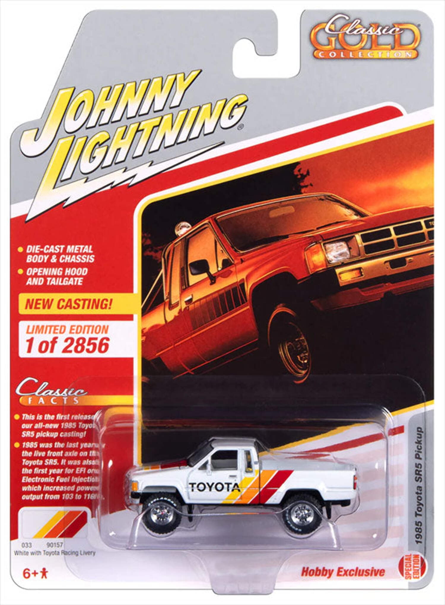 Johnny Lightning 1985 Toyota SR5 Pickup Truck - White - Walmart.com