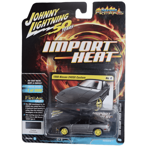 Johnny Lightning 1990 Nissan 240SX Custom Import Heat
