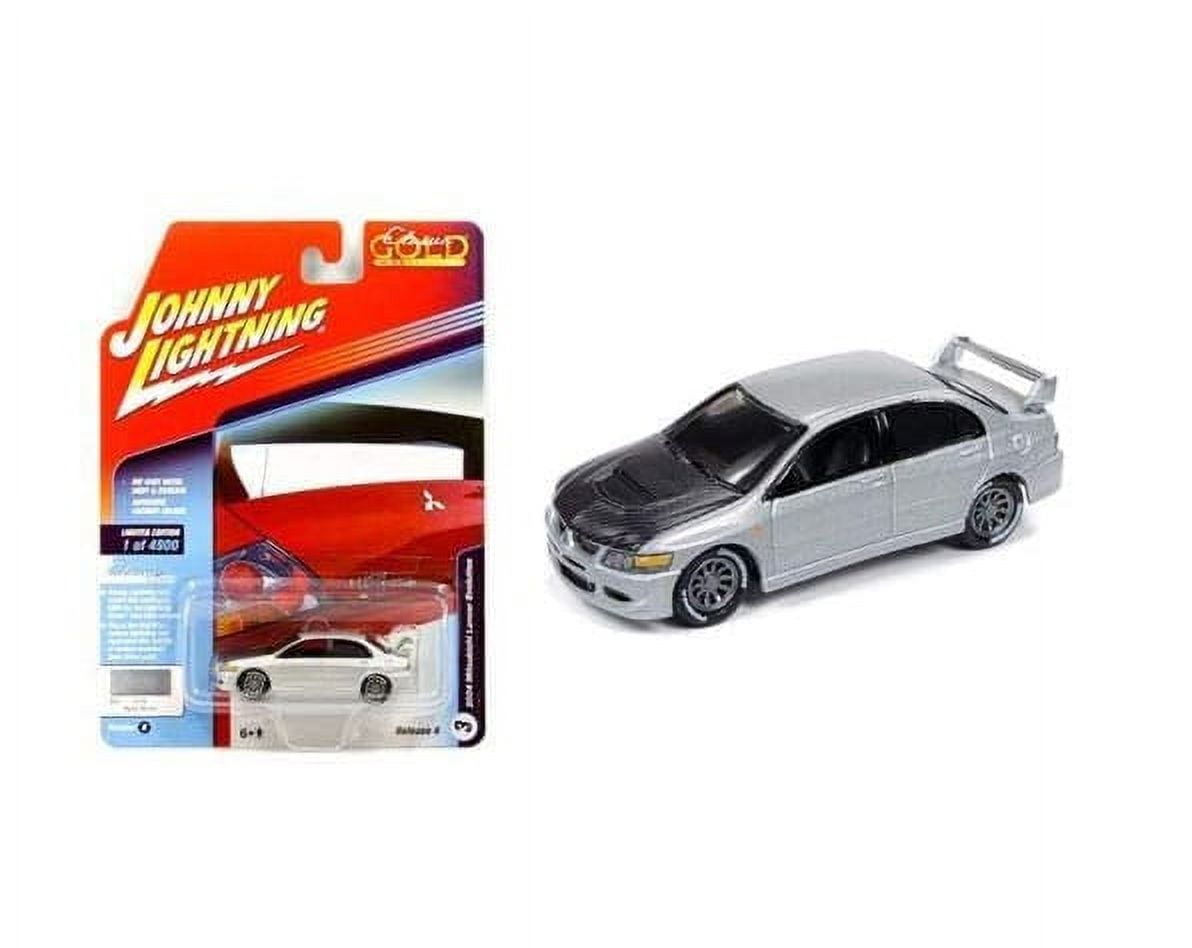 Johnny Lightning 2004 Mitsubishi Lancer Evolution EVO Silver 1 64